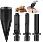Wood Splitter Drill Bit，4PCS hex Shank firewood Drill bit,firewood Drill bit Wood Splitter. Square Handle, Round Handle and Hex Shank Models ChoosIing The Right Drill Bits for Your Electric Drill.